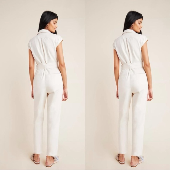 Anthropologie Eliza Utility Jumpsuit - Picture 4 of 9